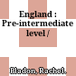 England : Pre-intermediate level /