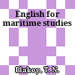 English for maritime studies