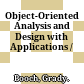 Object-Oriented Analysis and Design with Applications /