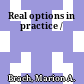 Real options in practice /