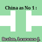 China as No 1 :