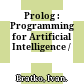 Prolog : Programming for Artificial Intelligence /