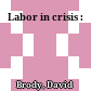 Labor in crisis :