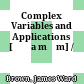 Complex Variables and Applications [Đĩa mềm] /