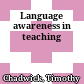 Language awareness in teaching