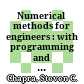 Numerical methods for engineers : with programming and software applications /