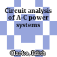 Circuit analysis of A-C power systems