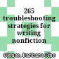 265 troubleshooting strategies for writing nonfiction