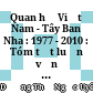 Quan hệ Việt Nam - Tây Ban Nha : 1977 - 2010 : Tóm tắt luận văn Thạc sĩ Lịch sử /