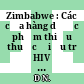 Zimbabwe : Các cửa hàng dược phẩm thiếu thuốc điều trị HIV / AIDs nghiêm trọng /