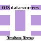 GIS data sources