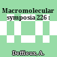 Macromolecular symposia 226 :