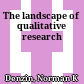 The landscape of qualitative research