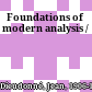 Foundations of modern analysis /