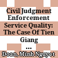 Civil Judgment Enforcement Service Quality: The Case Of Tien Giang Province, Vietnam