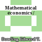 Mathematical economics /