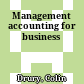 Management accounting for business