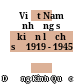 Việt Nam những sự kiện lịch sử 1919 - 1945