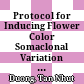 Protocol for Inducing Flower Color Somaclonal  Variation in Torenia ( Torenia fournieri Lind.)