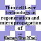 Thin cell layer technology in regeneration and micropropagation of Cyclamen persicum Mill