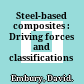 Steel-based composites : Driving forces and classifications /