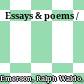 Essays & poems /