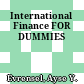 International Finance FOR DUMMIES