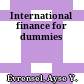 International finance for dummies