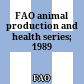 FAO animal production and health series; 1989
