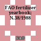 FAO fertilizer yearbook; N.38/1988