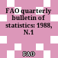 FAO quarterly bulletin of statistics: 1988, N.1