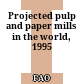 Projected pulp and paper mills in the world, 1995