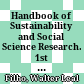 Handbook of Sustainability and Social Science Research. 1st ed. 2018