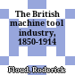 The British machine tool industry, 1850-1914