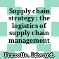 Supply chain strategy : the logistics of supply chain management /