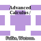 Advanced Calculus /