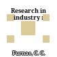 Research in industry :