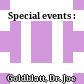 Special events :