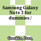 Samsung Galaxy Note 3 for dummies /