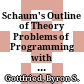 Schaum's Outline of Theory Problems of Programming with Structured Basic /