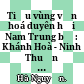 Tiểu vùng văn hoá duyên hải Nam Trung bộ : Khánh Hoà - Ninh Thuận - Bình Thuận /