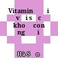 Vitamin đối với sức khoẻ con người