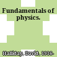 Fundamentals of physics.