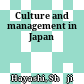Culture and management in Japan