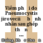 Viêm phổi do Pneumocystis jirovecii ở bệnh nhân sau ghép thận tại Bệnh viện Chợ Rẫy
