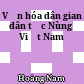 Văn hóa dân gian dân tộc Nùng ở Việt Nam