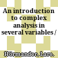 An introduction to complex analysis in several variables /