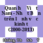 Quan hệ Việt Nam - Nhật Bản trên lĩnh vực kinh tế (2000-2013)