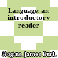 Language; an introductory reader