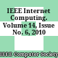 IEEE Internet Computing. Volume 14, Issue No. 6, 2010